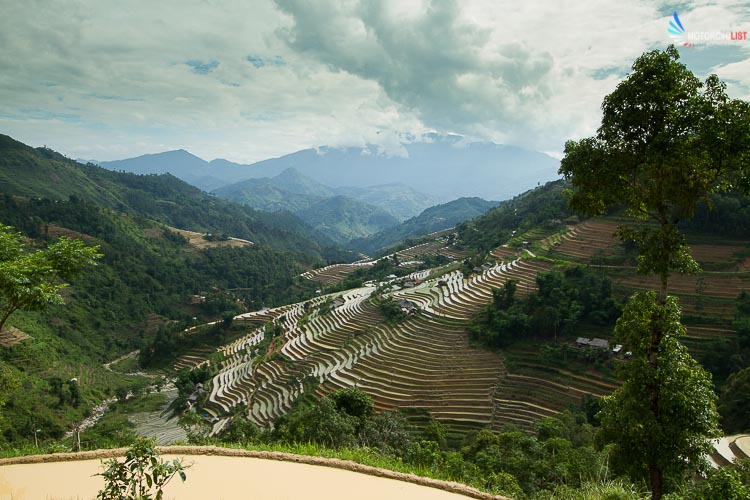 Scenery of Hoang Su Phi where we have our Vietnam motorbike tours